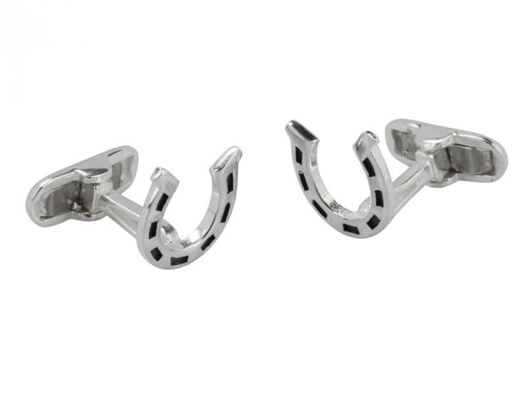 Manžetové knoflíčky ve tvaru podkovy Hindel