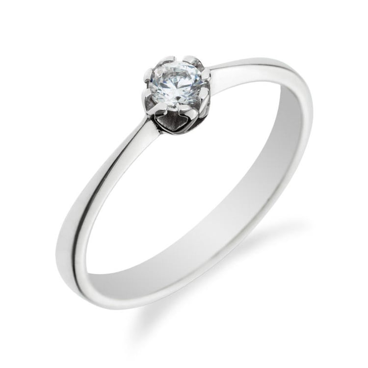 Diamantový zásnubní prsten 