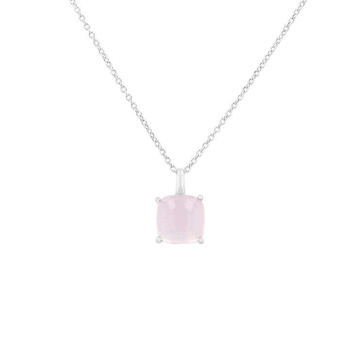 Zlatý přívěsek s růžovým quartzem