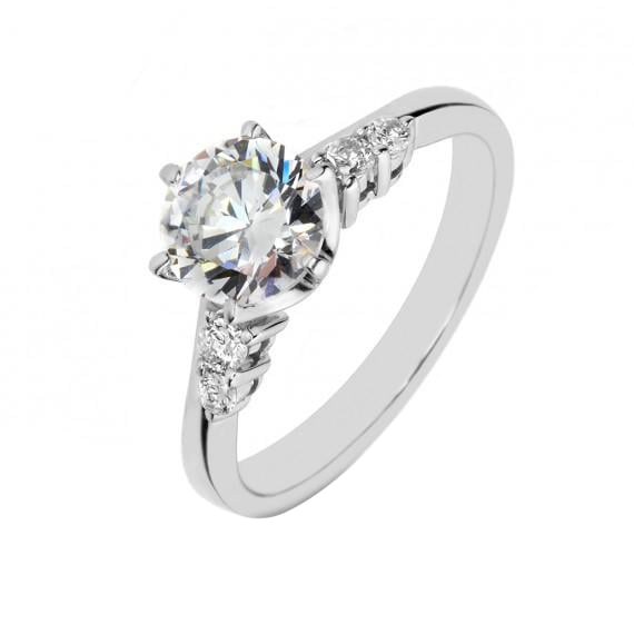 Platinový prsten Balma