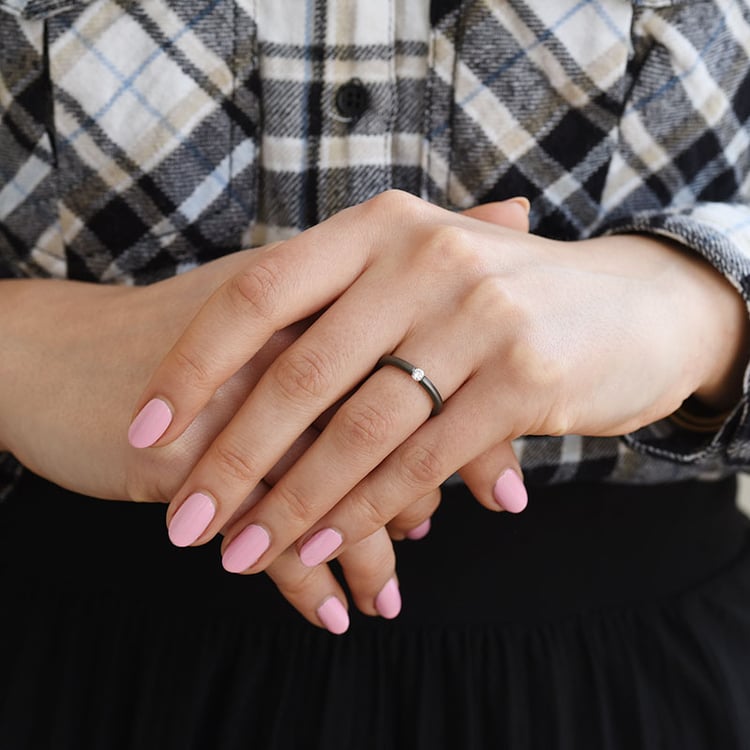 Prsten s diamantem 92524