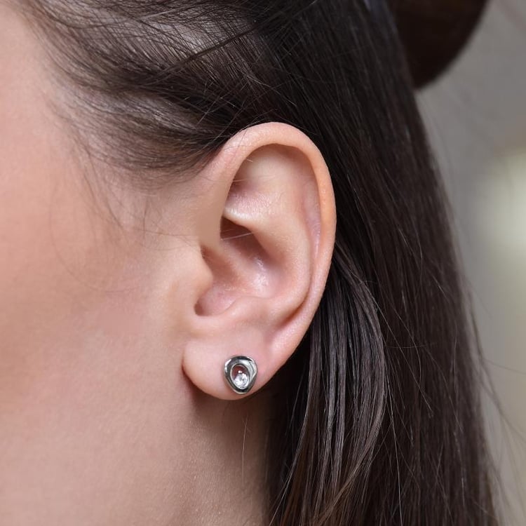 Diamantové náušnice ze zlata Hopee 5826