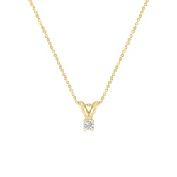 Zlatý přívěsek s diamantem Levande