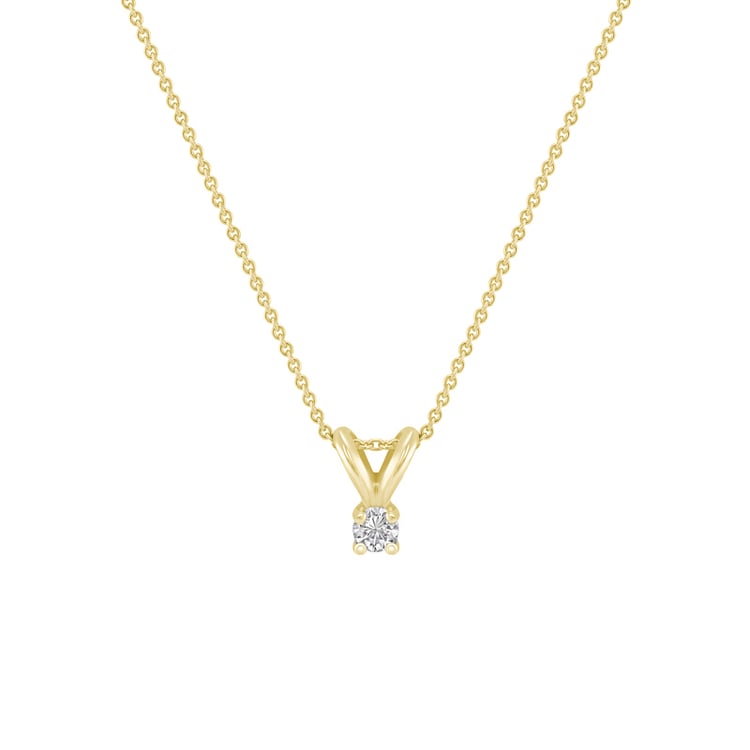 Náhrdelník s diamantem
