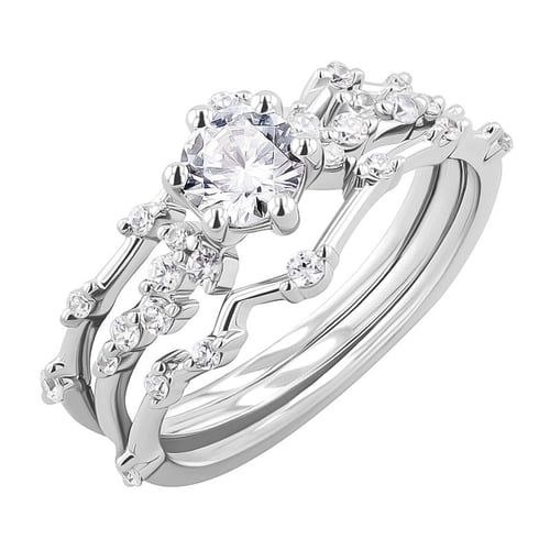 Set prstenů s možností výběru diamantu Carina
