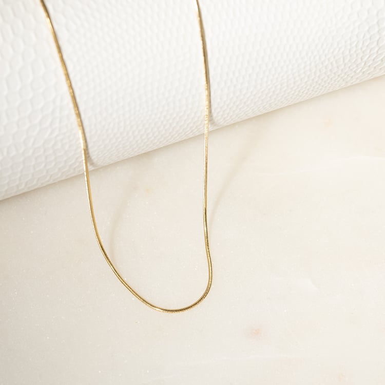 Snake řetízek 45 cm z 14k žlutého zlata 135363