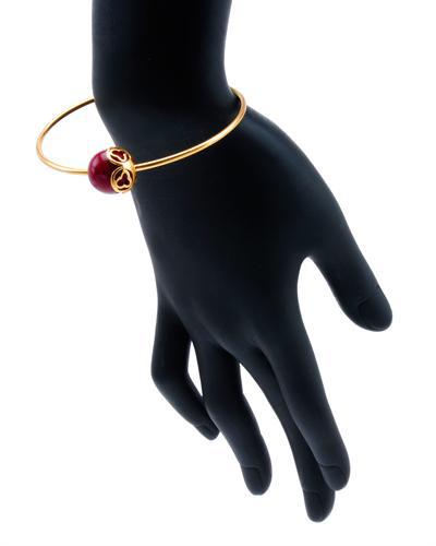 Náramek s červeným drahokamem 1531