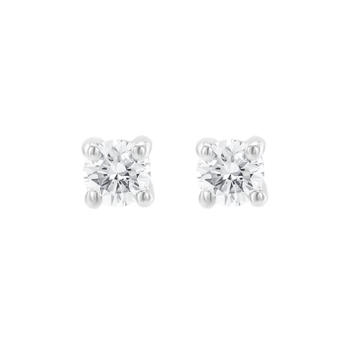 Napichovací náušnice s 0.12ct diamanty Atara