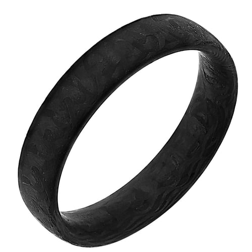 Minimalistické karbonové snubní prsteny John