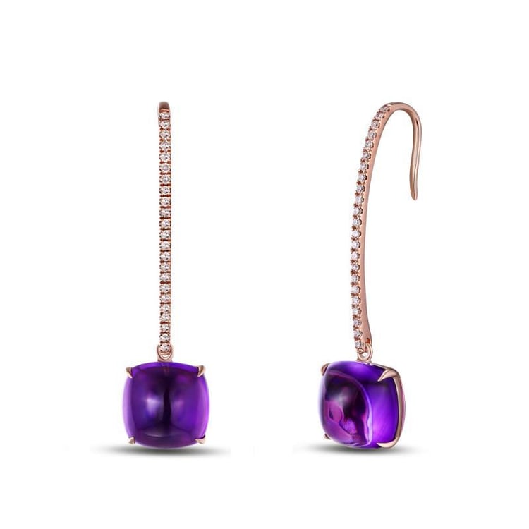 Zlaté visací náušnice 12628