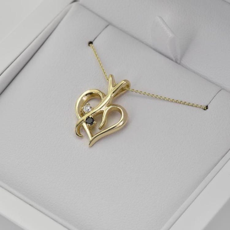 Náhrdelník s diamanty 31055