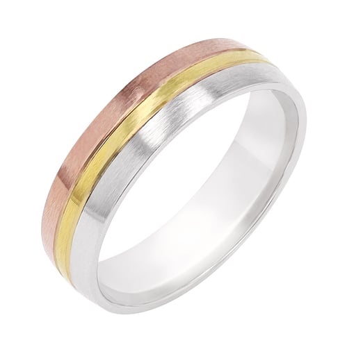 Minimalistické snubní prsteny s diamantem Mesud