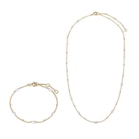 Stříbrná kolekce s perlami Landia