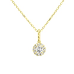 Romantický přívěsek s lab-grown diamanty Danny
