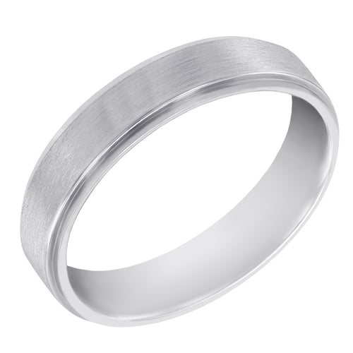 Platinové snubní prsteny se třemi diamanty Xoana
