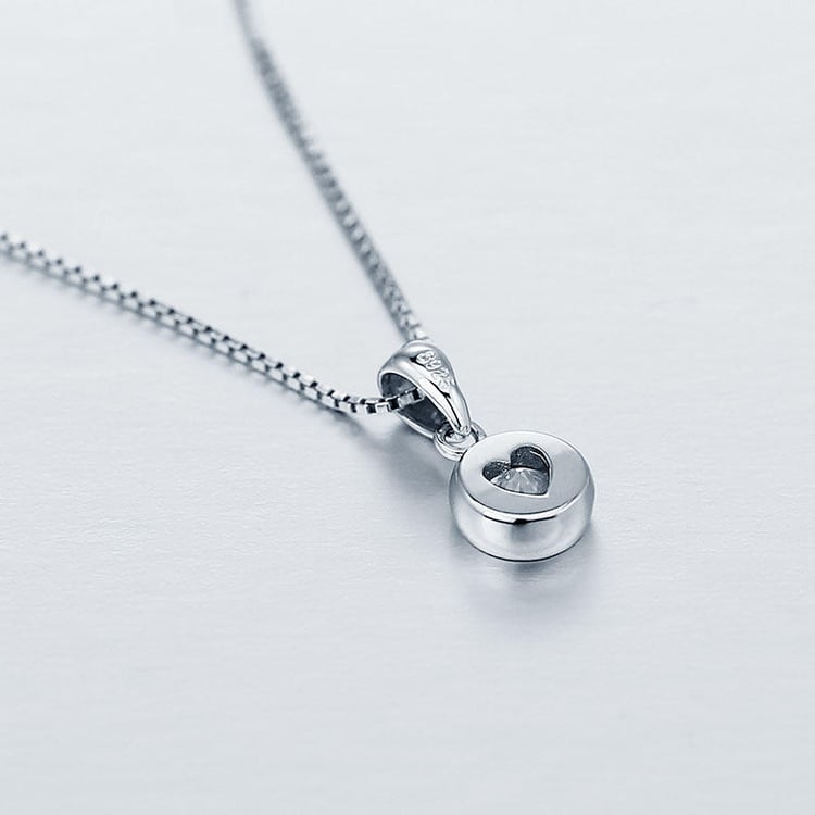 Náhrdelník s round zirkonem 8253