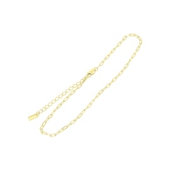 Stříbrný minimalistický náramek na nohu Olivie