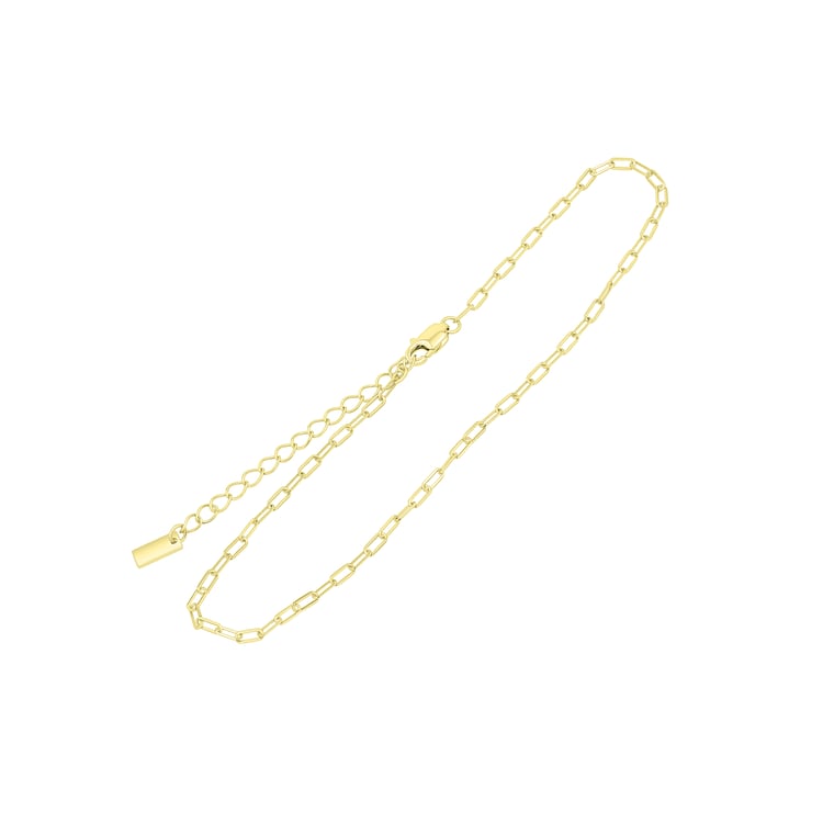 Stříbrný minimalistický náramek na nohu Olivie