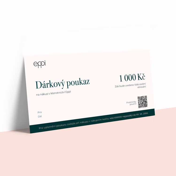 Dárkový poukaz v hodnotě 1000 Kč