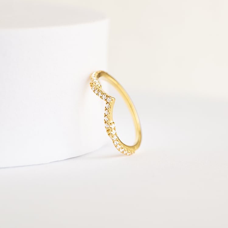 Vykrojený eternity prsten s lab-grown diamanty Zach 142679