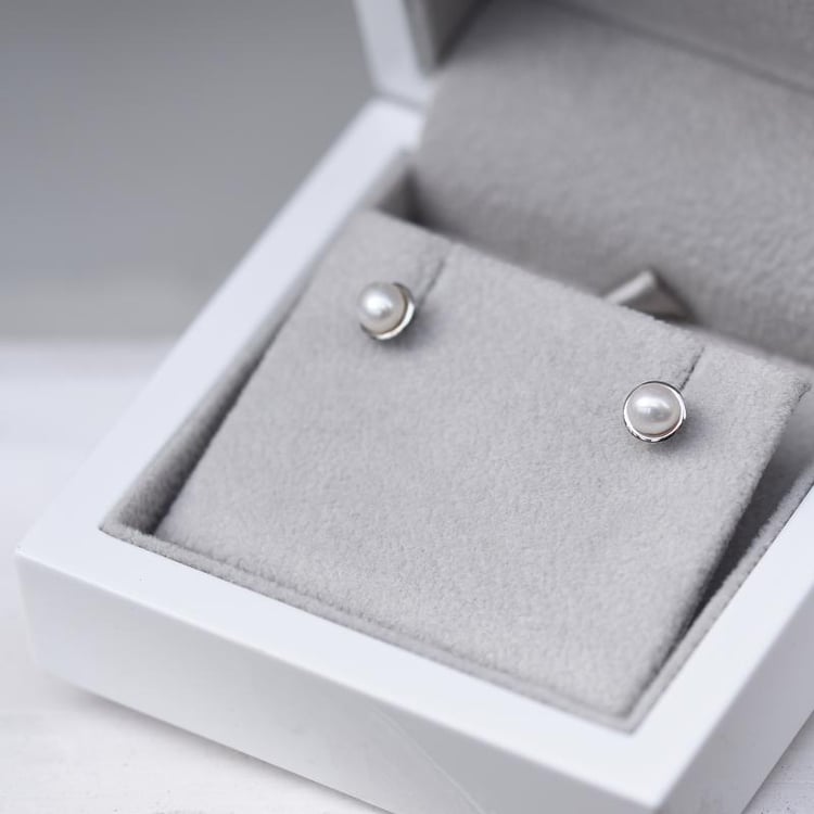 Perlové náušnice 48903