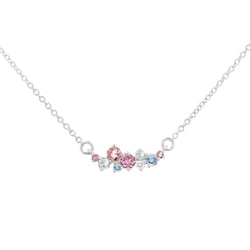 Cluster náhrdelník s drahokamy Kianna