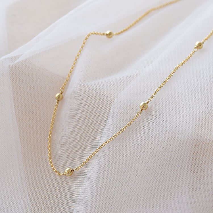 Stříbrný pozlacený řetízek 66542