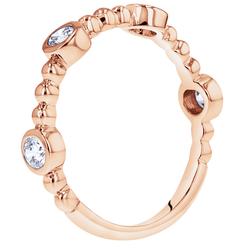 Pozlacený stříbrný eternity prsten se zirkony 44648