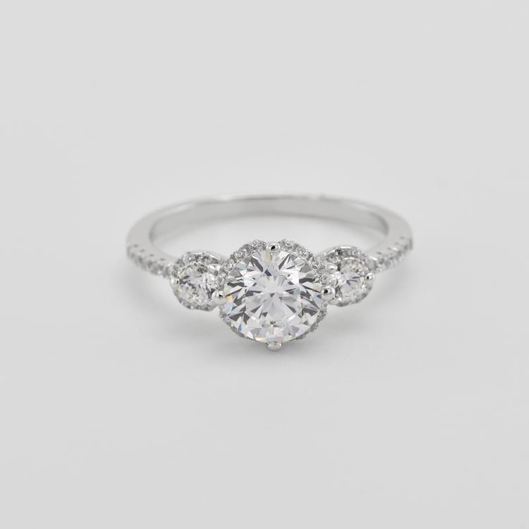 Diamantový zásnubní prsten ze zlata 36302