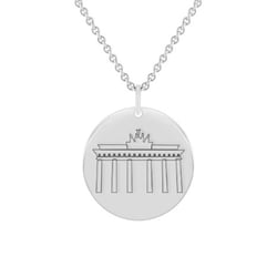 Personalizovaný stříbrný přívěsek Braniborská brána