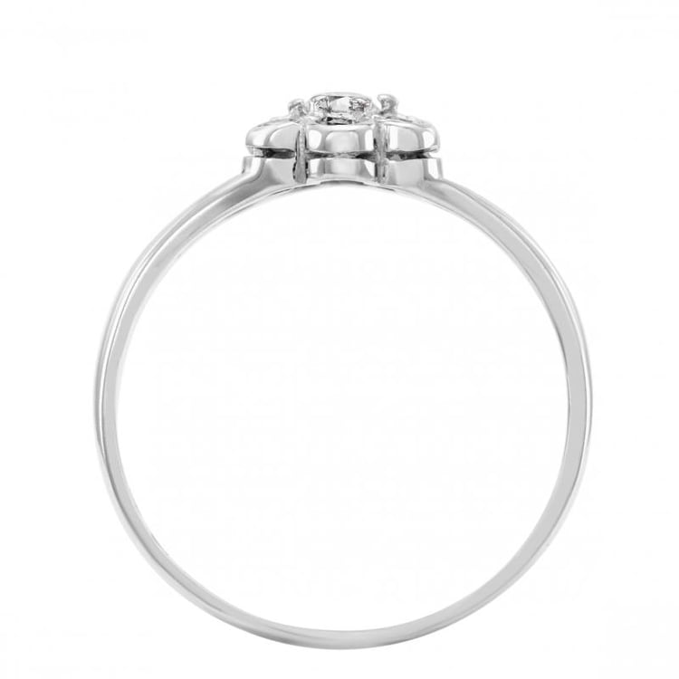 Zásnubní prsten květ 11152