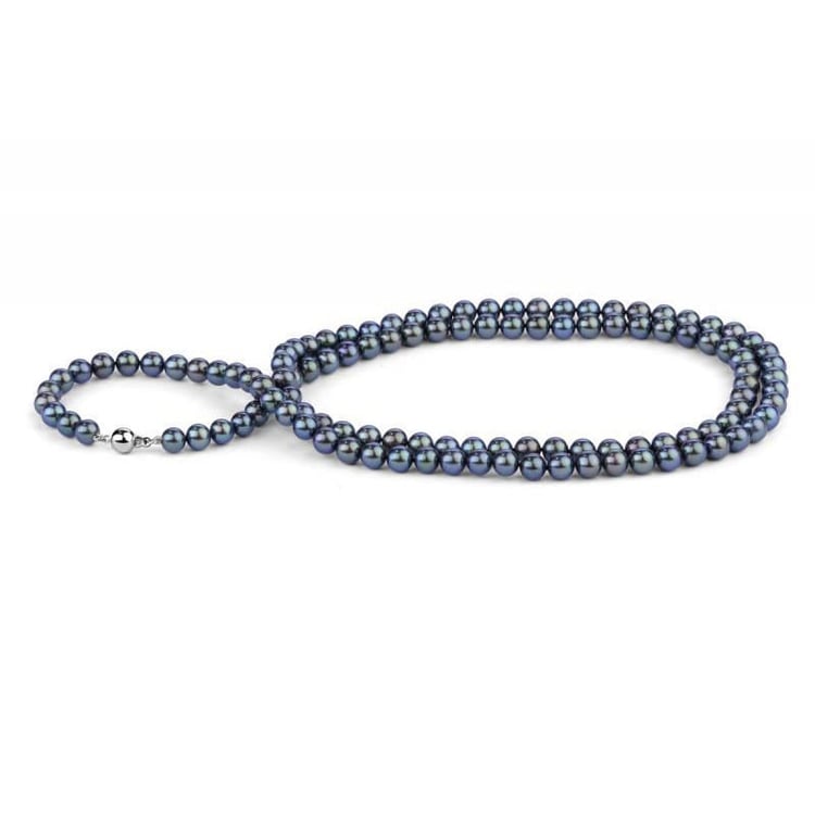 Zlatý perlový náhrdelník