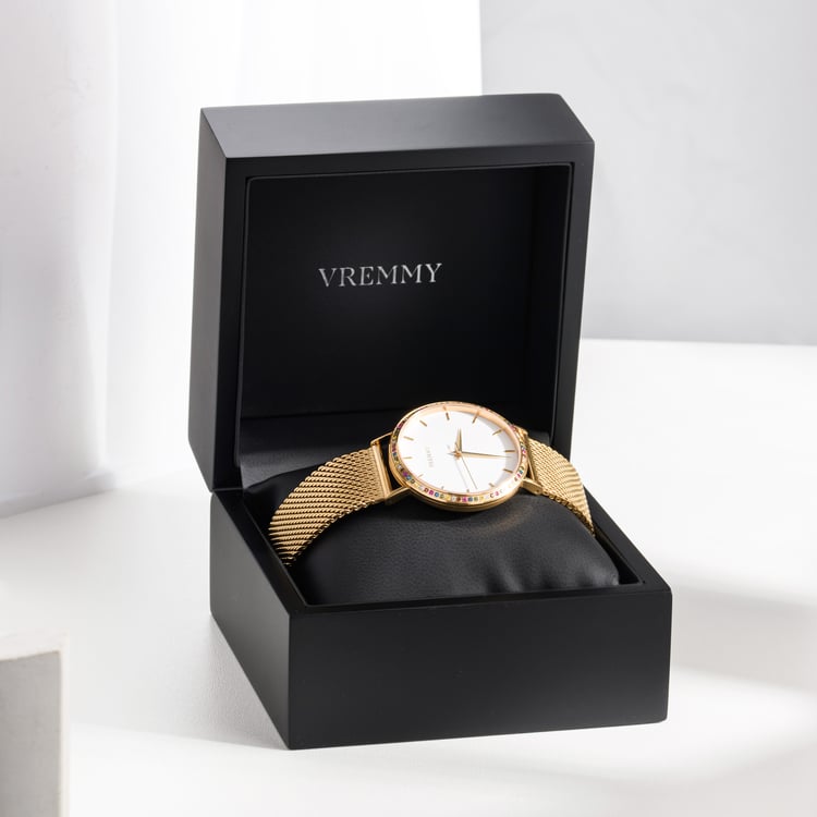 Dřevěná krabička na hodinky s koženkou Braith 164797