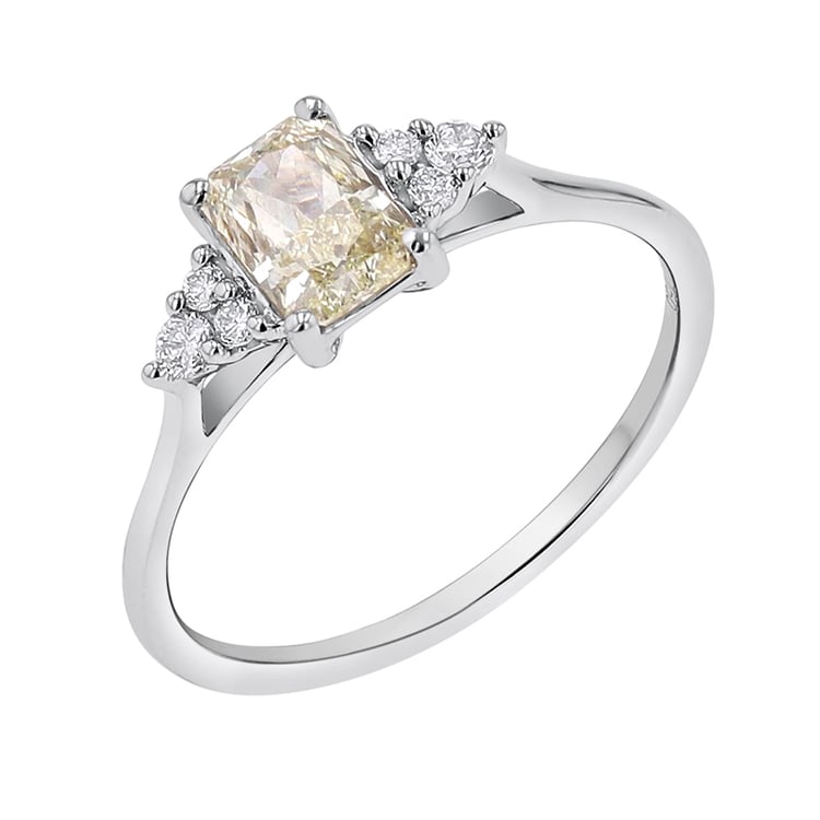 Zlatý zásnubní prsten s 0.60ct GIA certifikovaným diamantem Miha