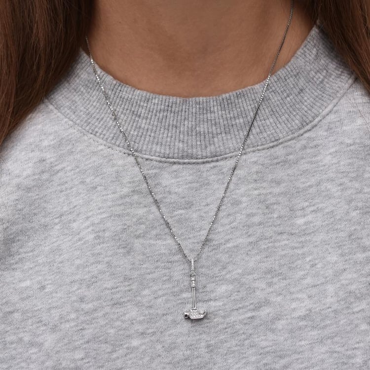 Stříbrný náhrdelník kladívko 35366
