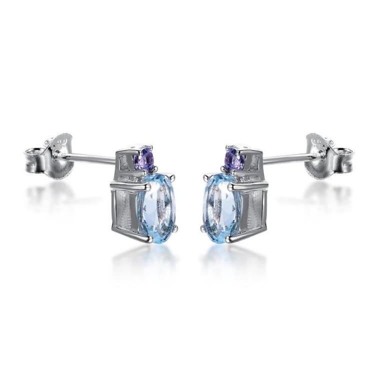 Topazové náušnice 21682