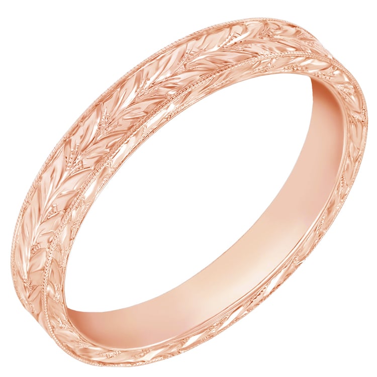 Zlatý vintage snubní prsten 48526