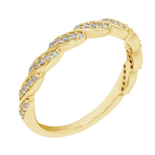 Proplétaný eternity prsten s lab-grown diamanty Allan