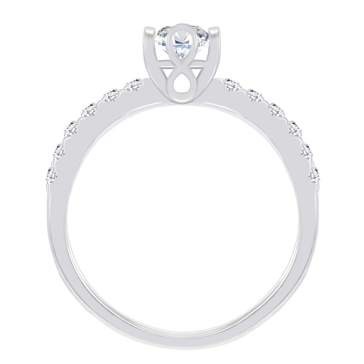 Zlatý diamantový zásnubní prsten 42001