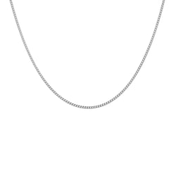 Jemný panzer řetízek 55 cm ze stříbra