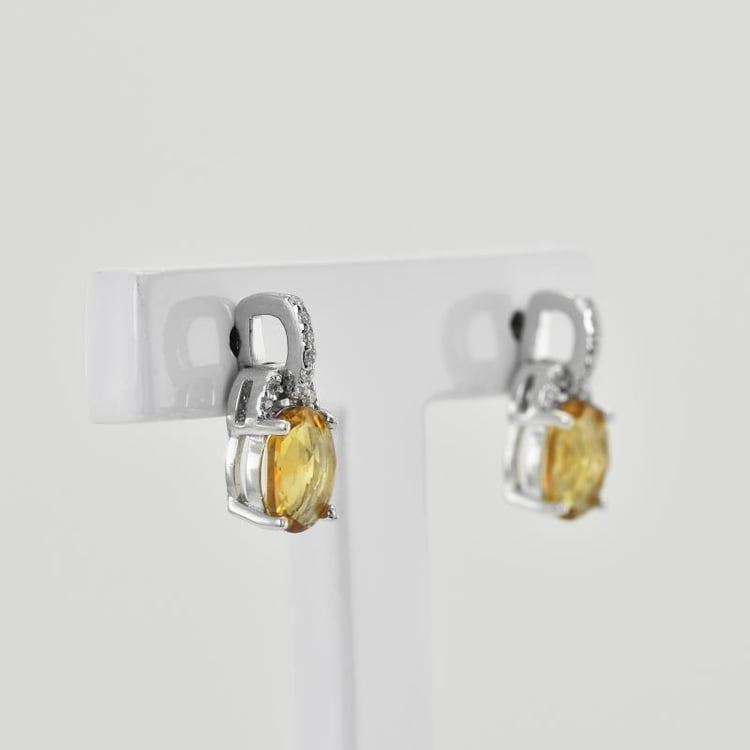 Náušnice ze stříbra 36442