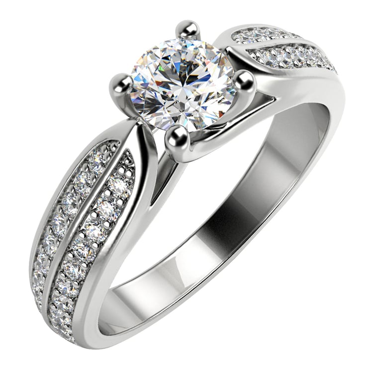 Zásnubní prsten z platiny