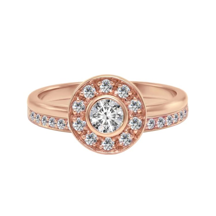 Set Amanda z růžového zlata 27484