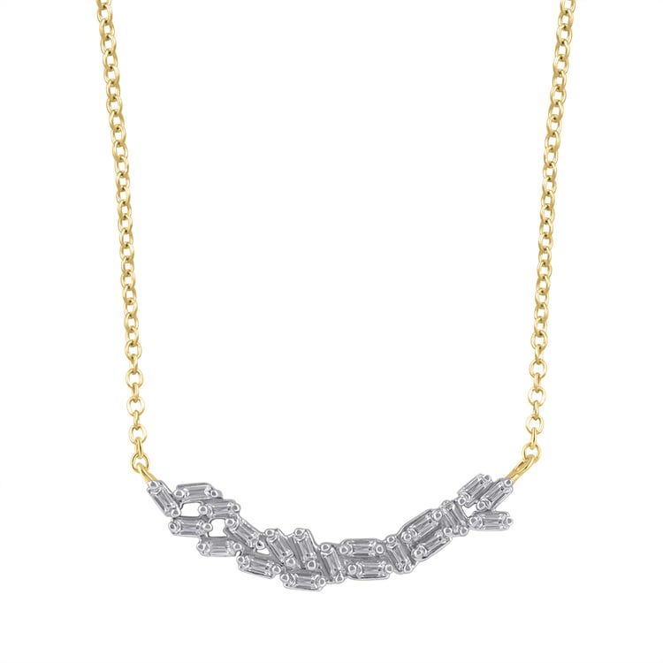 Zlatý náhrdelník s lab-grown diamantem Darcy