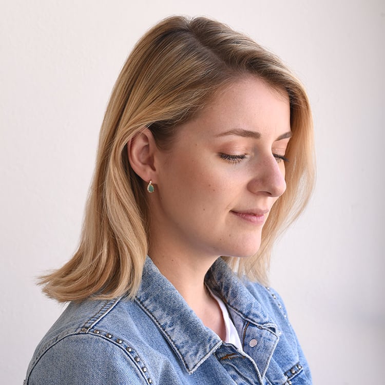 Pozlacené náušnice se zirkony 67963