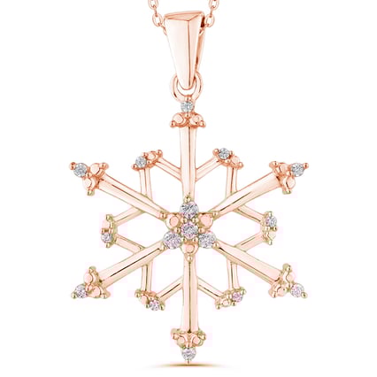 Vločka s diamanty Aya