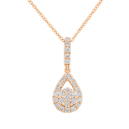 Romantický přívěsek s lab-grown diamanty Kai