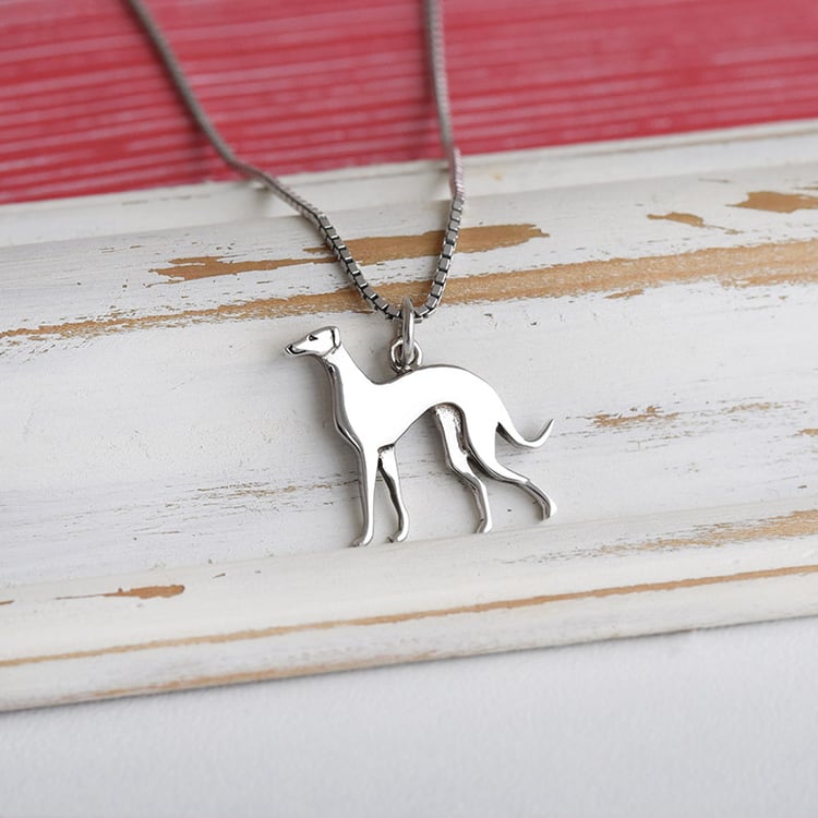 Stříbrný přívěsek ve tvaru psa 84466