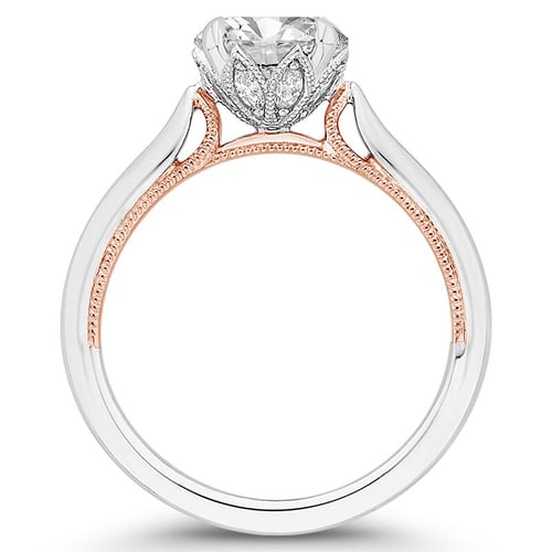 Zásnubní prsten s postranními lab-grown diamanty Libby