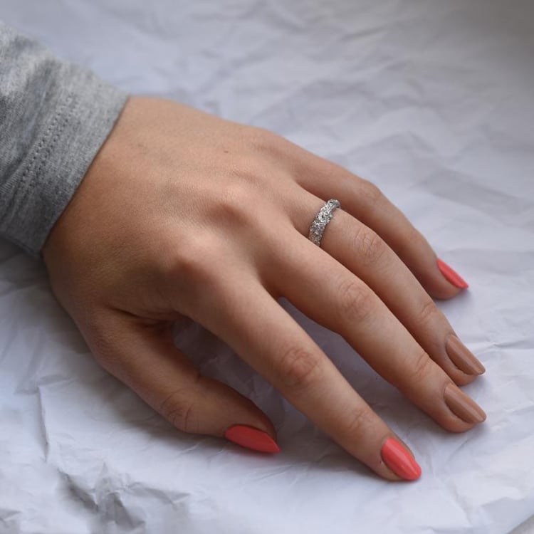 Zlaté prsteny s nerovným povrchem 52659